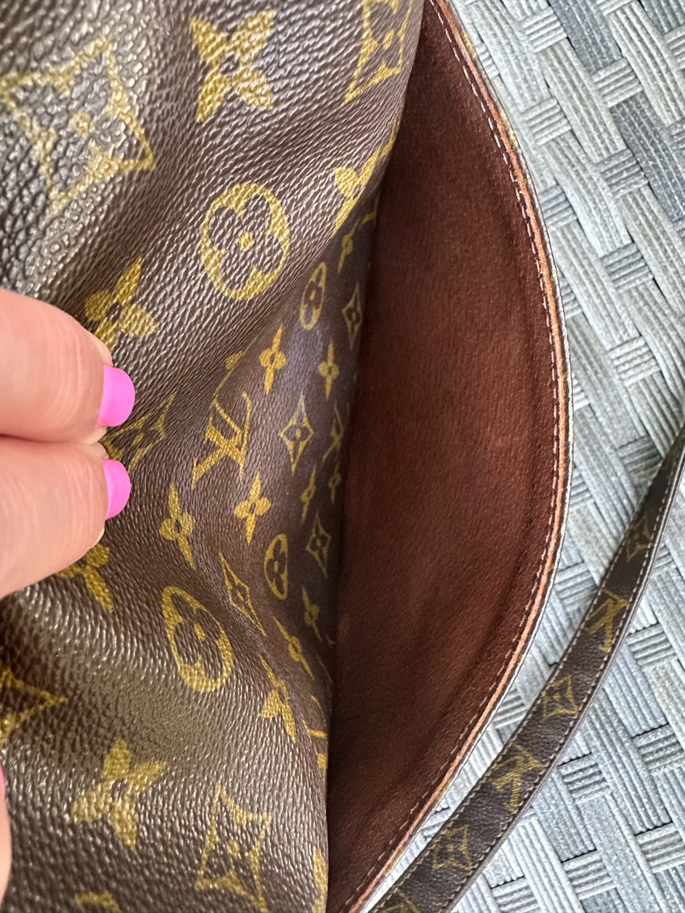 💎Vintage Louis Vuitton Monogram Marceau GM Messenger Crossbody Bag Unisex - Picture 10 of 16
